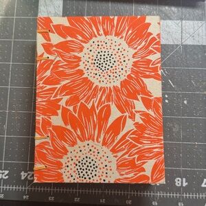 Sunflower Detail Hand Sewn Notebook Made in Alaska